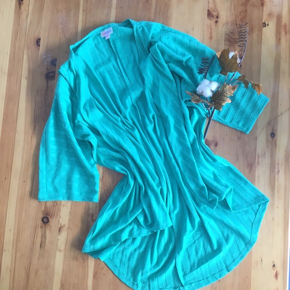 Lularoe Cardigan Green Size Small - Picture 4 of 4